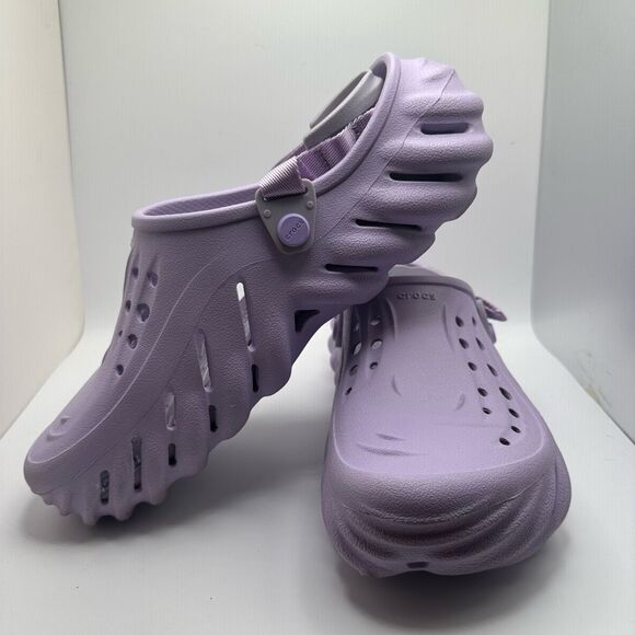 CROCS ECHO CLOG MENS 8 WOMENS 10 LAVENDER  - USED - Picture 7 of 7